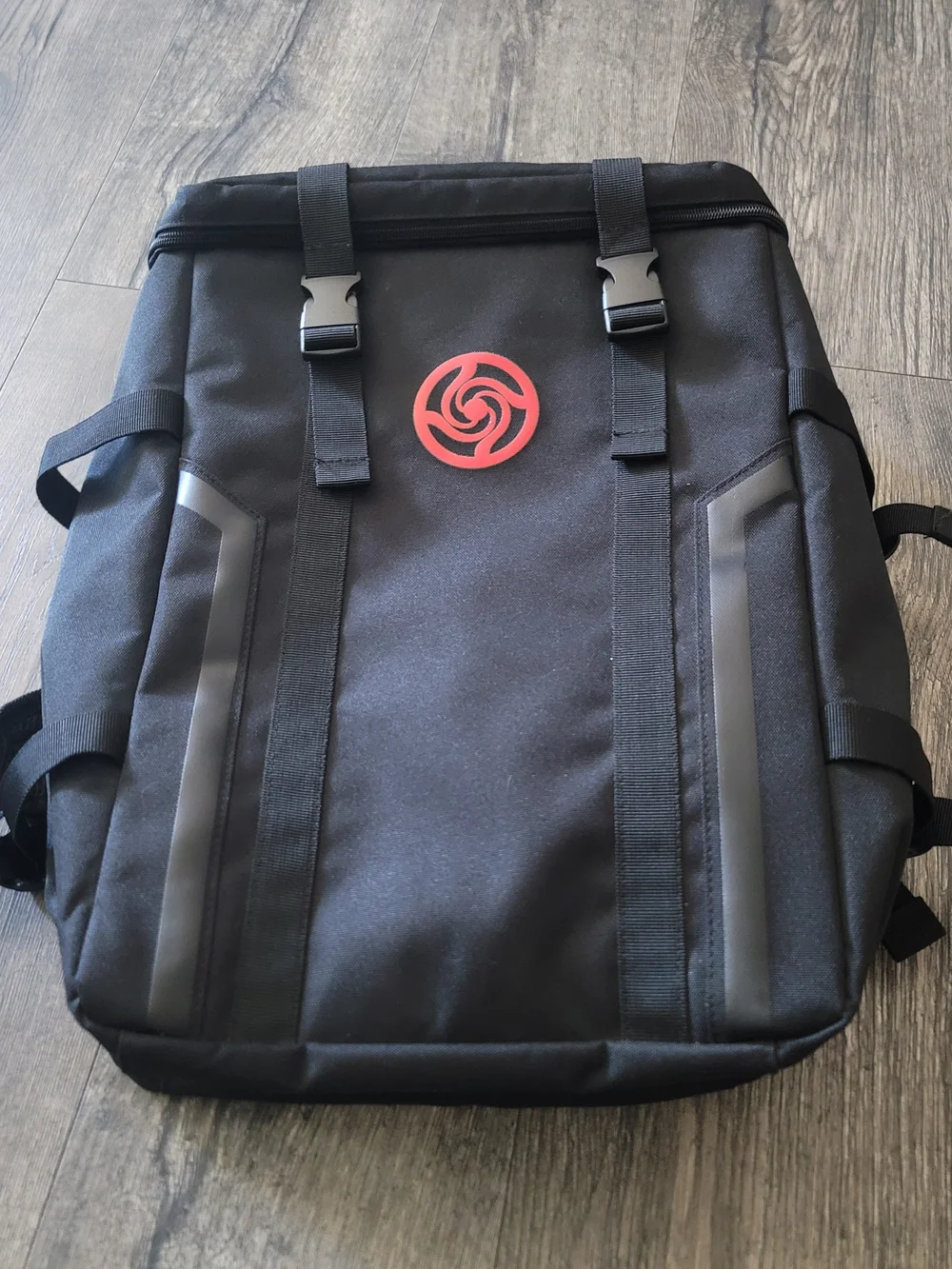 Jujutsu Kaisen Black Backpack with Red Emblem